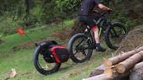 Extrawheel Przyczepka rowerowa MATE sakwy Nomad PREMIUM 60L - 26