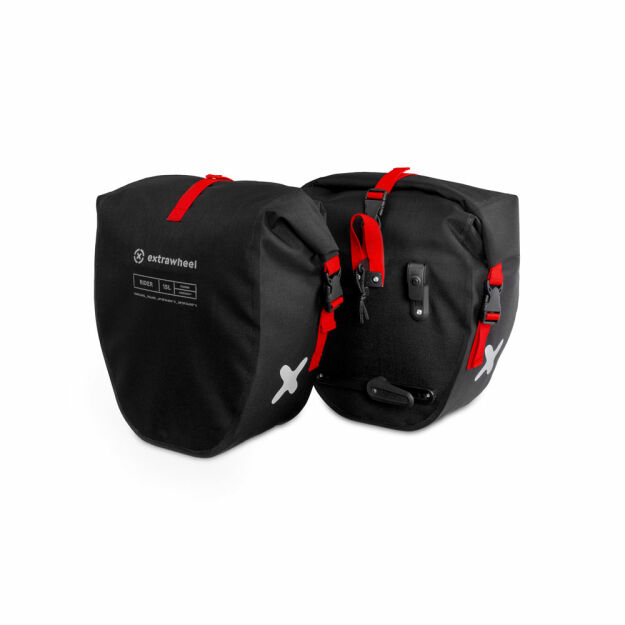 Sakwy rowerowe Extrawheel Rider Premium Black 30L