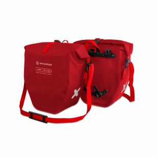 Extrawheel sakwy rowerowe Biker PRO Premium Red 50L