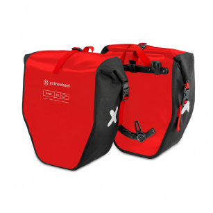Extrawheel Biker PRO 50L wodoszczelne sakwy rowerowe z systemem Racktime/Tubus