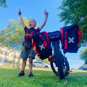 Sakwiarskie podróże rowerowe 6-latka - Rodzinne Inspiracje